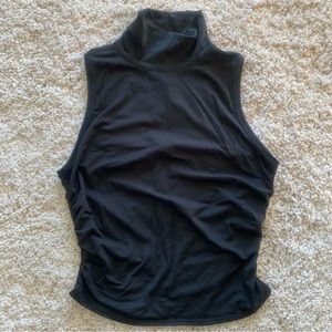 Lululemon Black Sleeveless Turtleneck